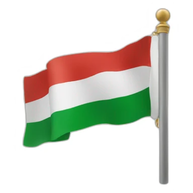 Italian flag sticker