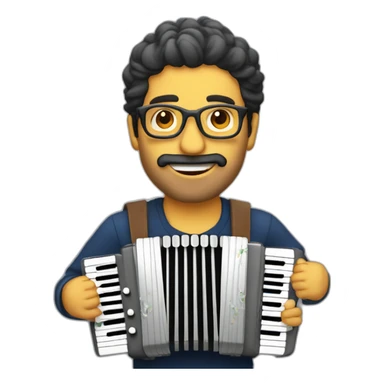 Claudio capeo whith accordéon sticker