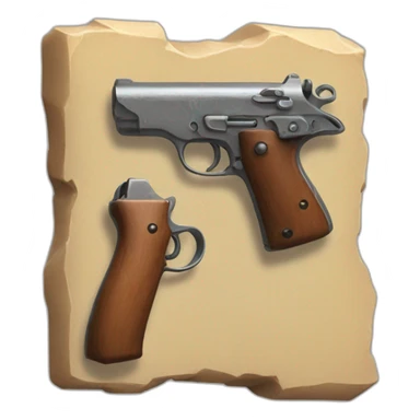 match 3 tile for a pistol vertical sticker