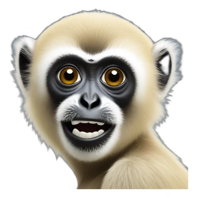 gibbon sticker