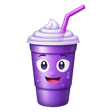 purple drink in styrofoam cup sticker
