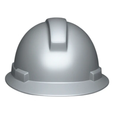 construction helment with cone logo sticker