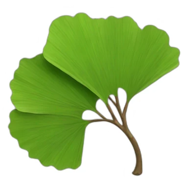 Ginko-leaf-branch sticker