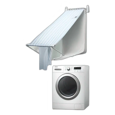 Folding Wing Clothes Dryer sticker