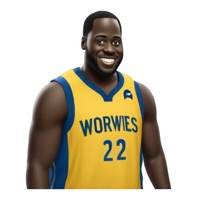 Fat draymond green in timberwolves jersey sticker