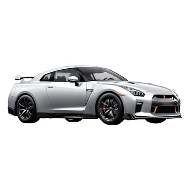 Nissan GT-R - Nissan (Model Year: 2022) (Iconic colour: Silver) sticker