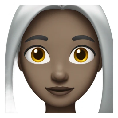 Grey hair girl ok sticker