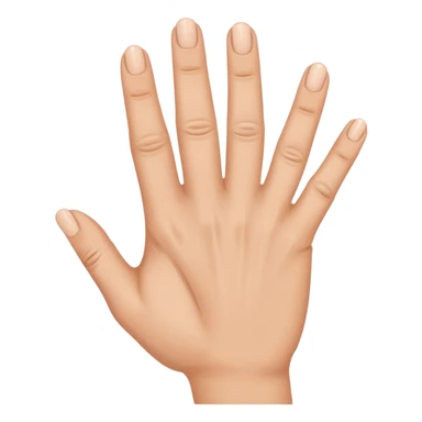 I want like a sign with my hand a hand with the third finger and the forth I want theme on and the others off sticker