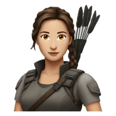 Katniss Everdeen sticker