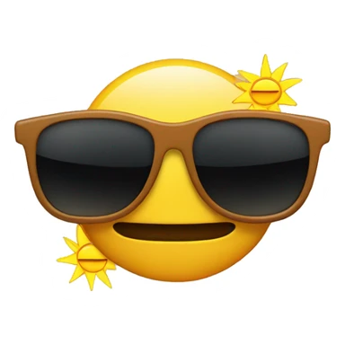 Joint with sun glasses  sticker