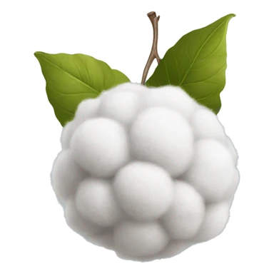 a ball of cotton sticker