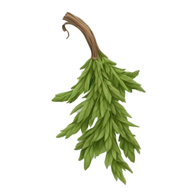Witches dried herb sticker