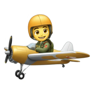 Piloté d'avion de chasse sticker