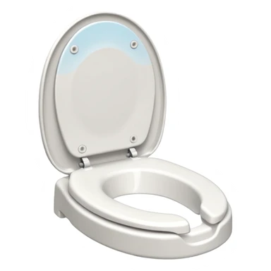 Baby toilet seat without a lid  sticker