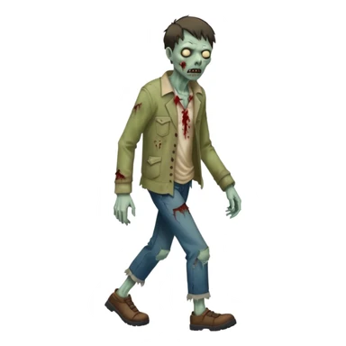pessoa zumbi  sticker