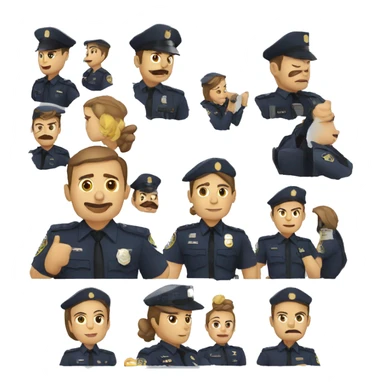 entrevista de policia a vecinos sticker