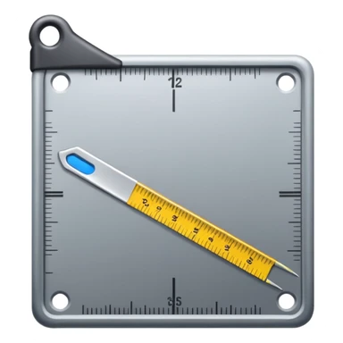mac os icon crop ruler square  sticker
