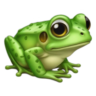 Perplex frog sticker