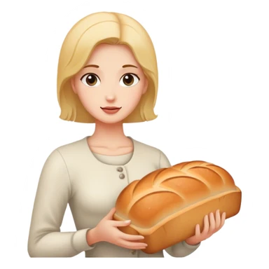 bread who is a human woman  sticker