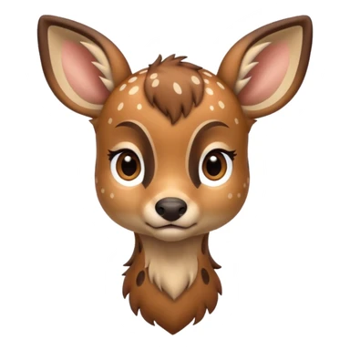 Make a fawn(roe animal) sticker