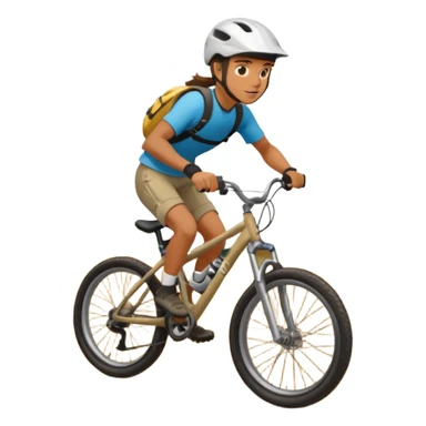 Pumptrack with rider sticker