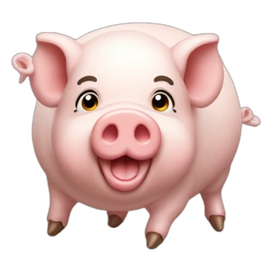 Cochon sur cochon sticker