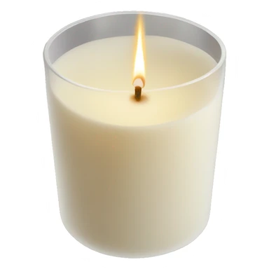 vanilla scented candle sticker