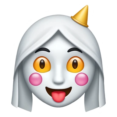 antifaz de fiesta de color blanco y bonito sticker