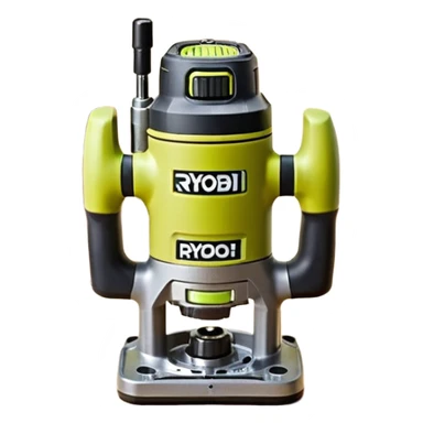 ONE+ 18V Cordless Compact Fixed Base Router RYOBI with gray with battery sticker