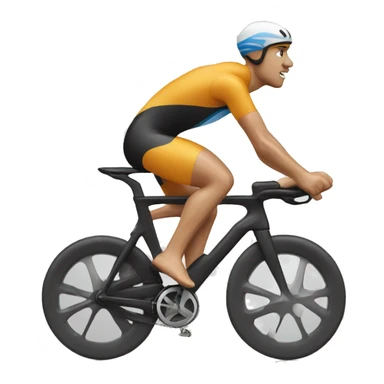 Triathlon swimmer biker runner sticker