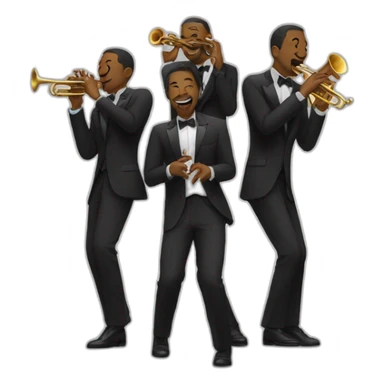 Groupe qui fait du jazz sticker