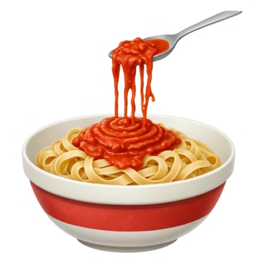 noodle with tomatoe sticker