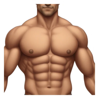 Chest muscles  sticker