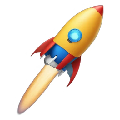 person dressed with a superhero cape but without mask is riding on a rocket sticker