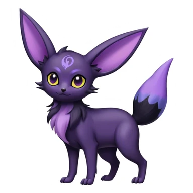Noibat-Umbreon-Espeon-hybrid, full body sticker