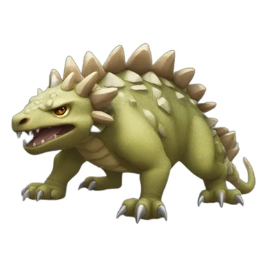 Tarasque six paws sticker