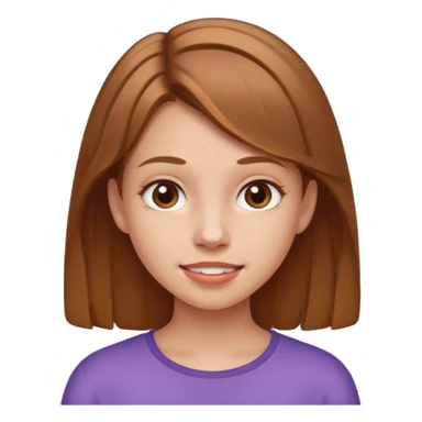 Girl with a underbite sticker