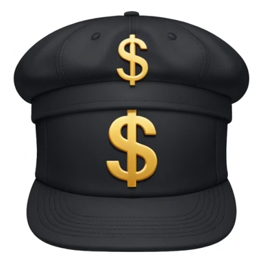 boné com simbolo de $ hype sticker