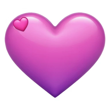 purple and pink heart sticker