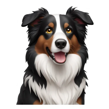 Border Collie Full Body sticker