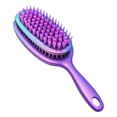 Iridescent hairbrush sticker