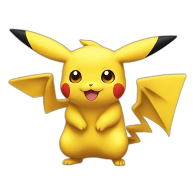 Pikatchu amoureux de dracofeu sticker