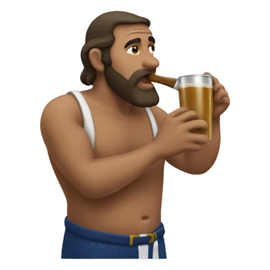 A Uruguayan drinking a mate sticker