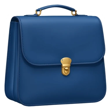 deep Prussian blue bag sticker