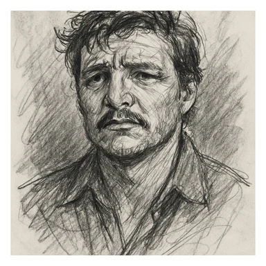 draw pedro pascal sticker