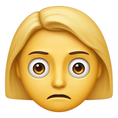 contempt facial expression stylized emoji sticker