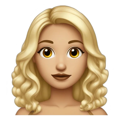 una chica blanca de cabello oscuro mediano ondulado y fleco en la parte frontal con nariz pequeña respingada, ojos cafés oscuros, lentes de cateye negros y labios bonitos  sticker