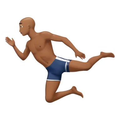 A diver mid-air after jumping off a head diving pool,  Below him, a pool labeled "Confidence". A subtle 5-4-3-2-1 on the diving board shows they took the leap despite fear. sticker