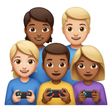 group gameing emoji sticker