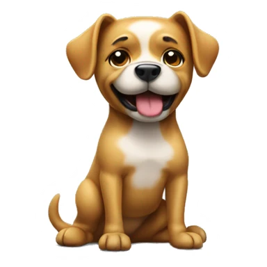 dog doing a twerk sticker